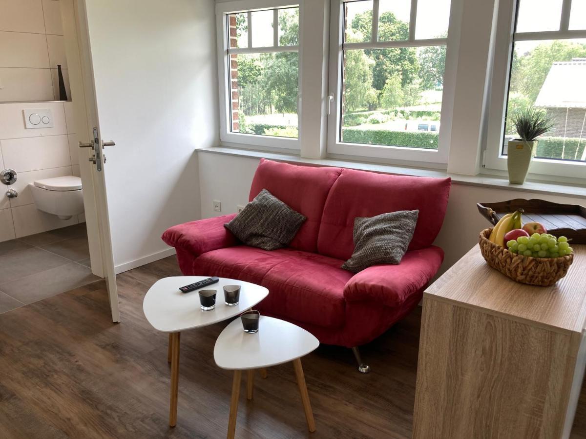 Ferienwohnung Heeser Birkenhof - Urlaub Auf Dem Bauernhof Mit Blick Ins Gruene Weeze Exteriör bild
