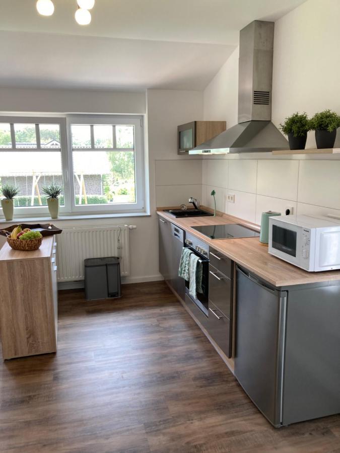 Ferienwohnung Heeser Birkenhof - Urlaub Auf Dem Bauernhof Mit Blick Ins Gruene Weeze Exteriör bild